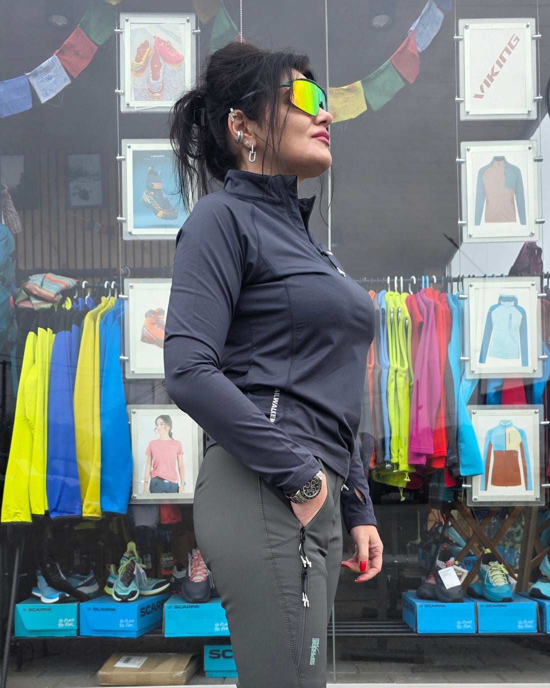 Bluză tehnică femei Sphere Pro Samara gris