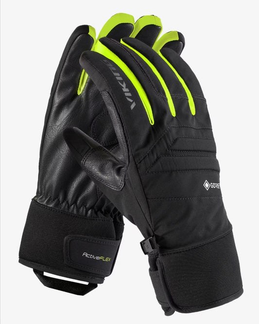 Manusi GORE TEX Viking Whistler GTX Multifunction - black/neon yellow