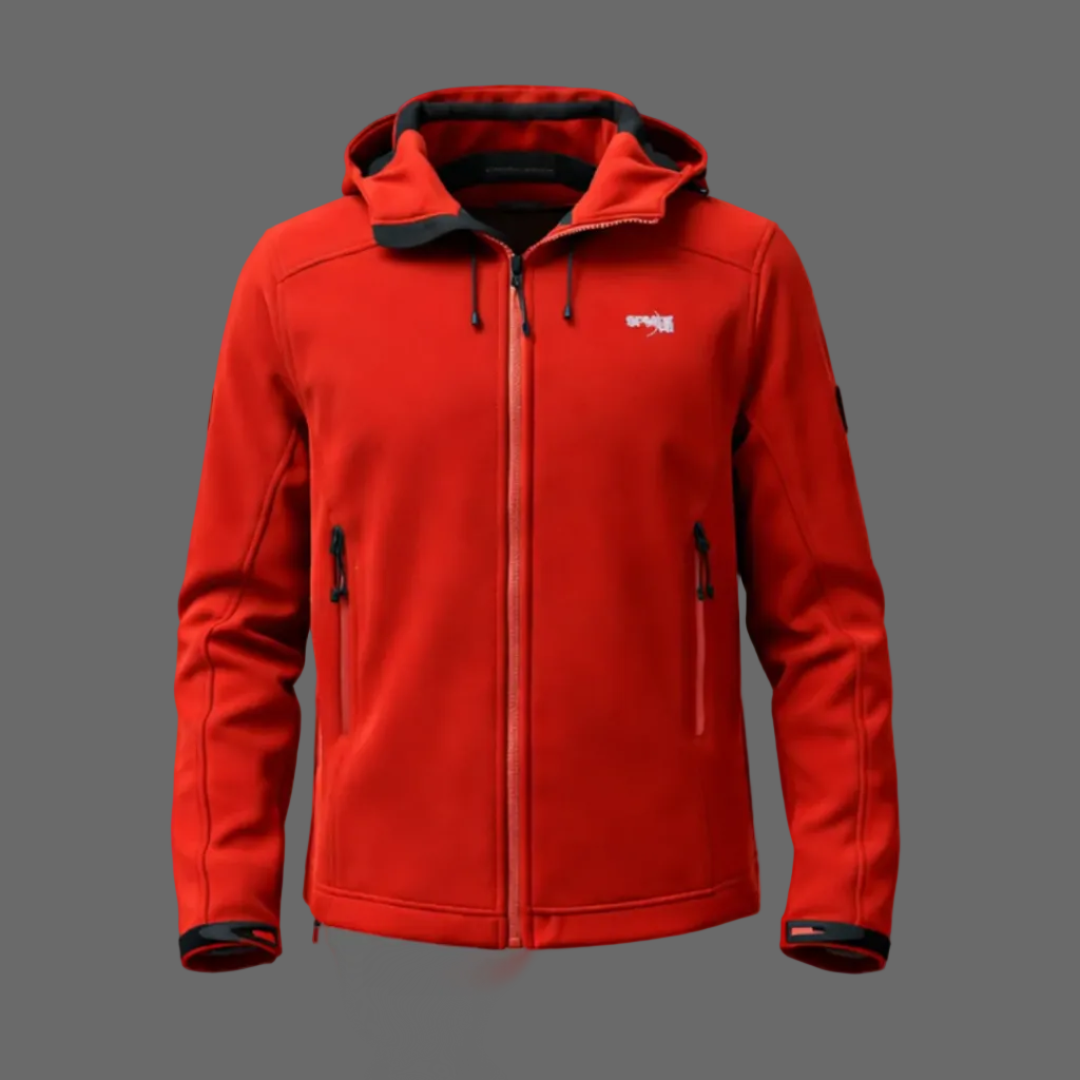 Jacheta softshell Sphere Pro Andrew -impermeabila 10k/5k-rosu