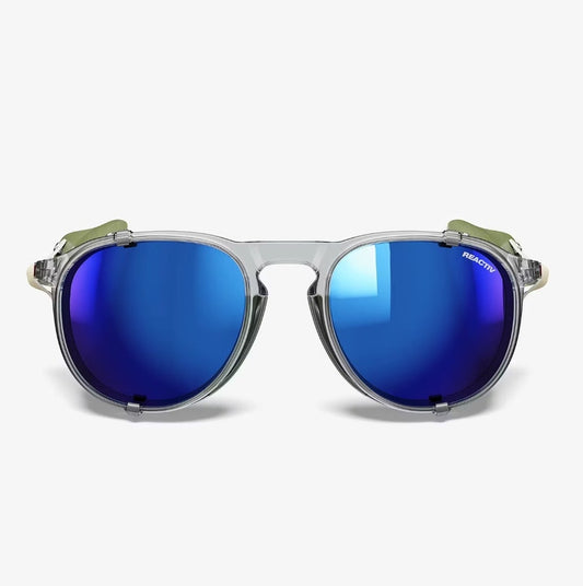 Ochelari de ghețar Julbo Millenium - Reactiv 2-4 - shiny trans.gray/khaki/beige