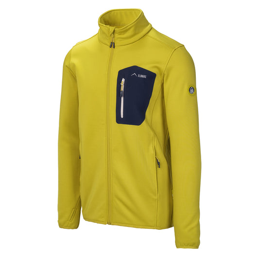 Elbrus Nomi – Bluza Tehnică Bărbați Citronelle/Blue Nights