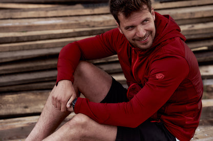 Bluza tehnică barbati IGUANA SCONE AURA/ORANGE