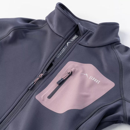 Bluza femei ELBRUS NOMI greystone/elderberry