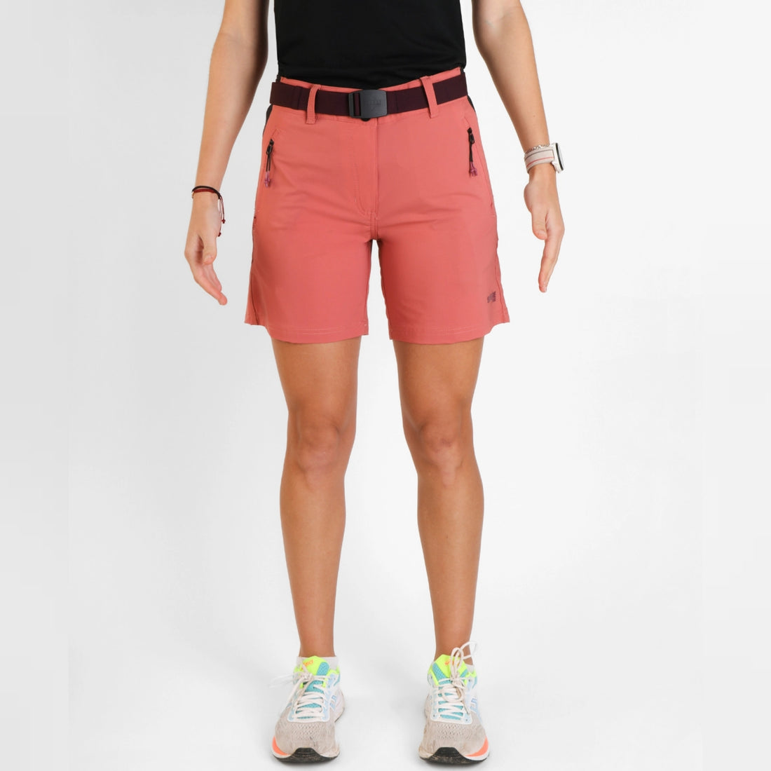 Pantaloni femei SpherePro Romina rosa/ciruela