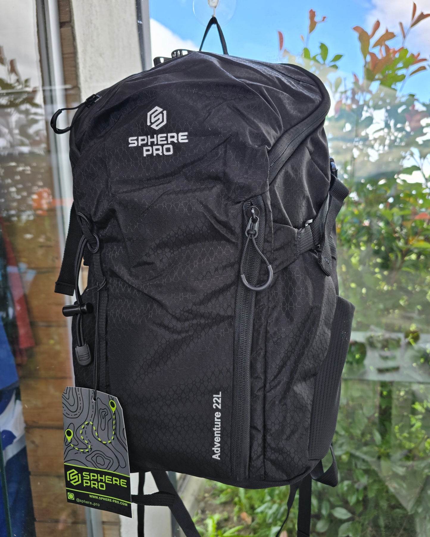 Rucsac trekking & hiking SpherePro Adventure 22L – Black