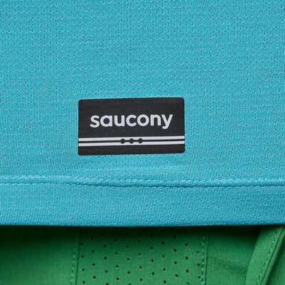 Saucony Stopwatch – Tricou Alergare Bărbați Mânecă Scurtă