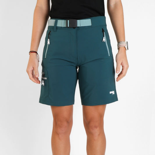 Pantaloni femei SpherePro Nadia verde/azul