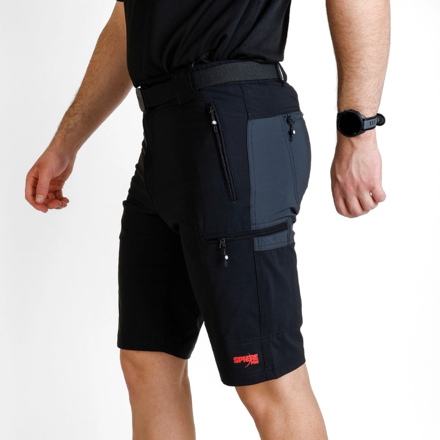 Pantaloni scurti barbati Sphere Pro Kola negro/carbon-trekking/hiking