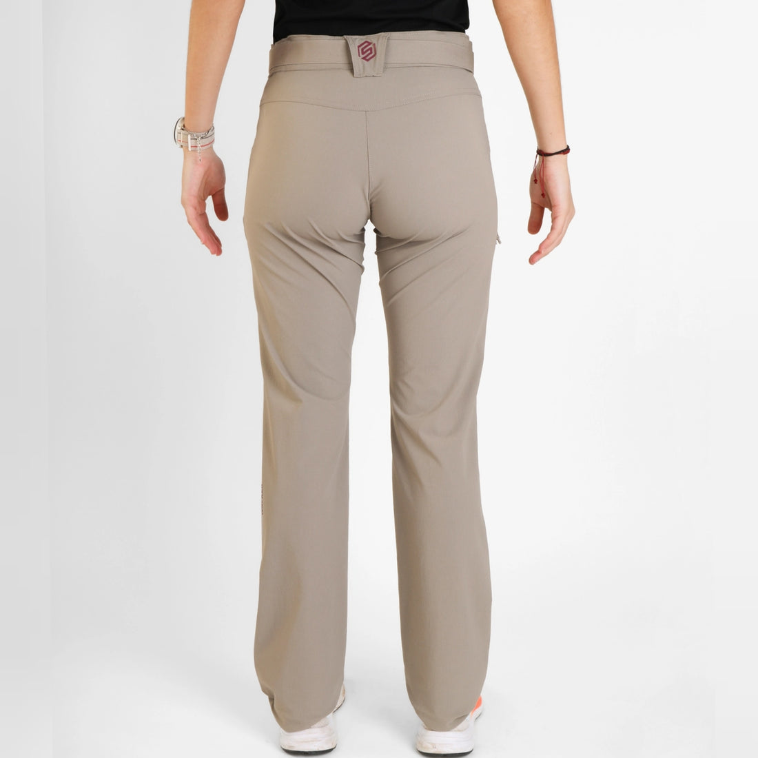 Pantaloni femei SpherePro Cindirella beige/nuez