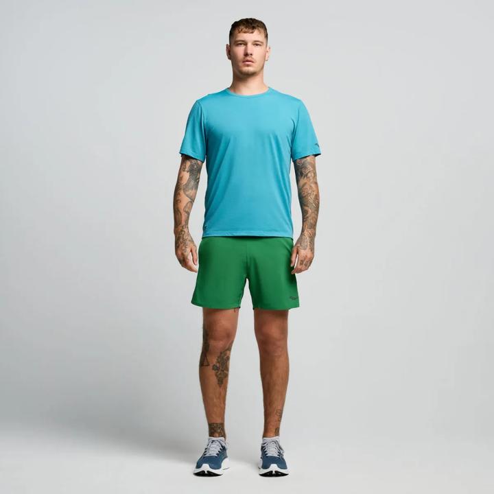 Saucony Stopwatch – Tricou Alergare Bărbați Mânecă Scurtă