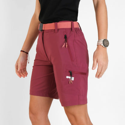 Pantaloni femei SpherePro Michela ciruela/rosa