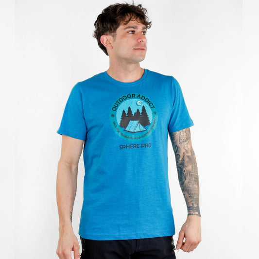 Tricou trekking barbati SpherePro  Gregory azul/medio