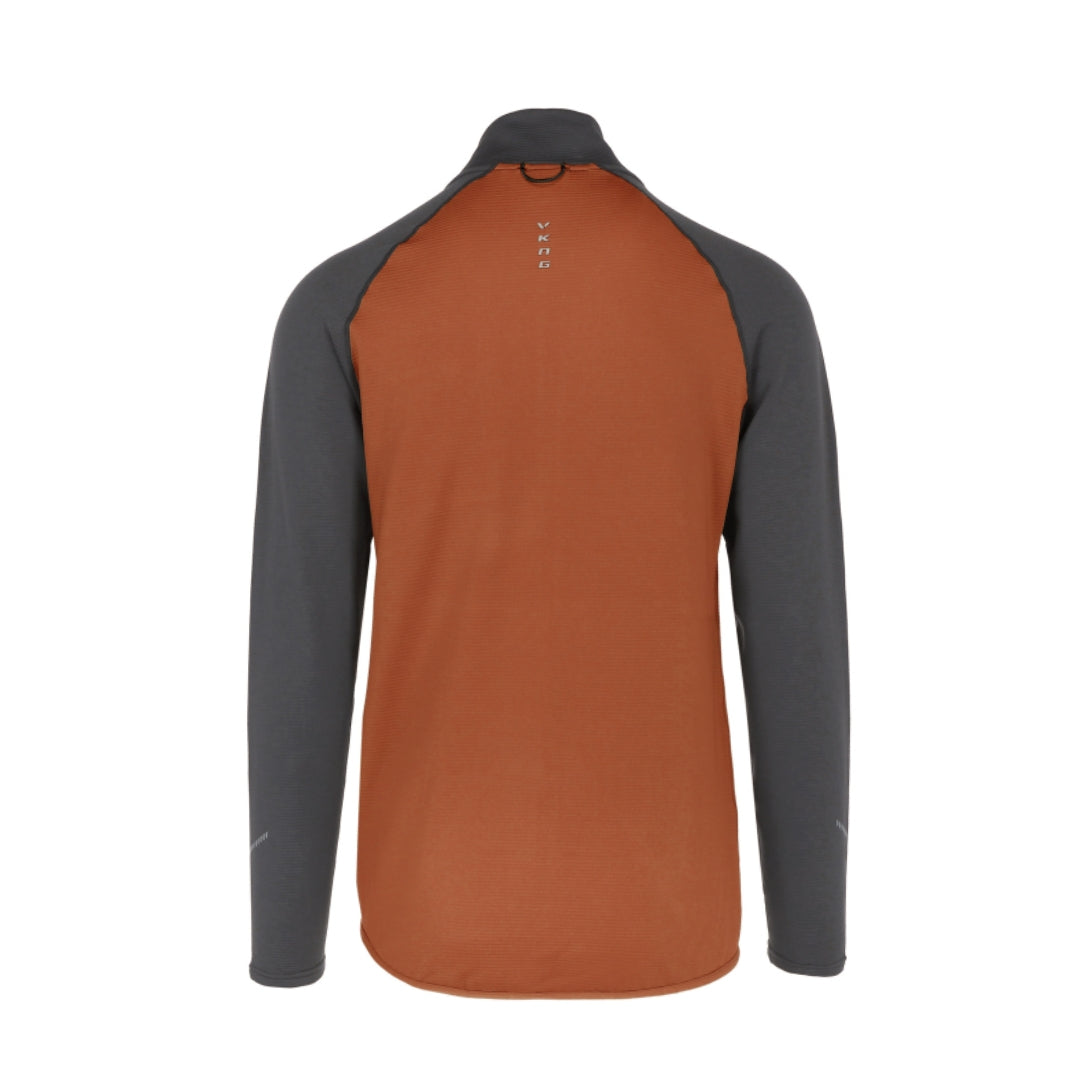 Midlayer barbati Viking Birger orange-grey