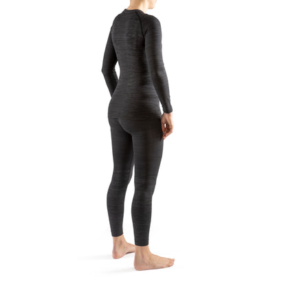 Set lenjerie termică femei VIKING PETRA BAMBOO BLACK