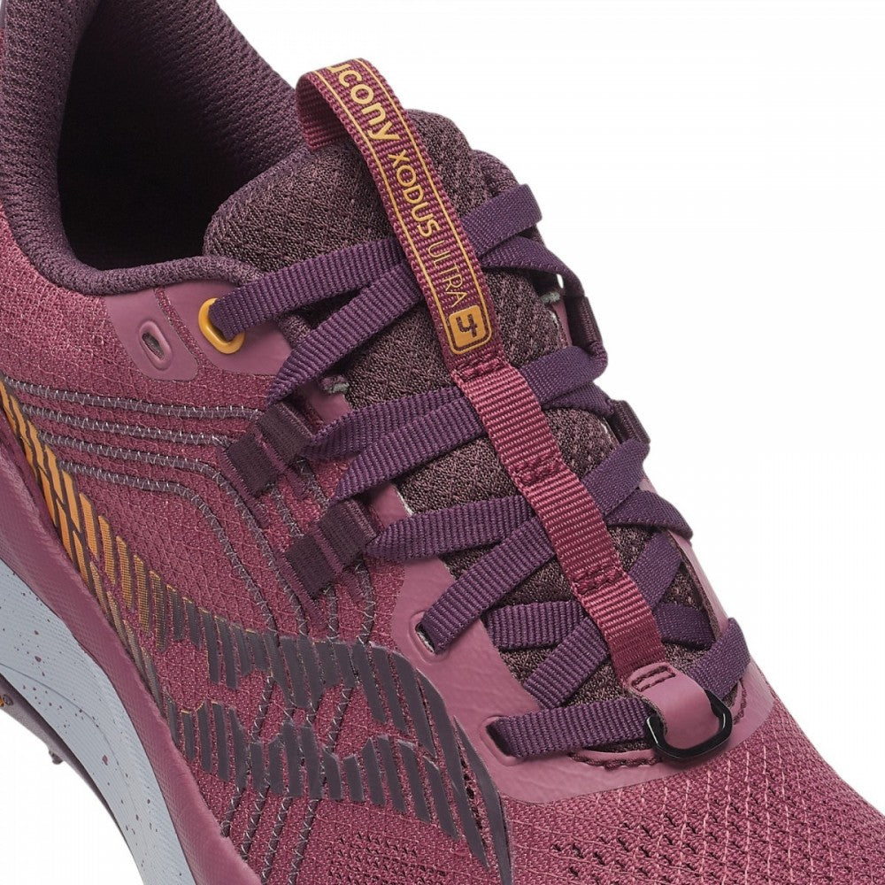 Saucony Xodus Ultra 4 – Pantofi Trail Running Femei Terra/Wine