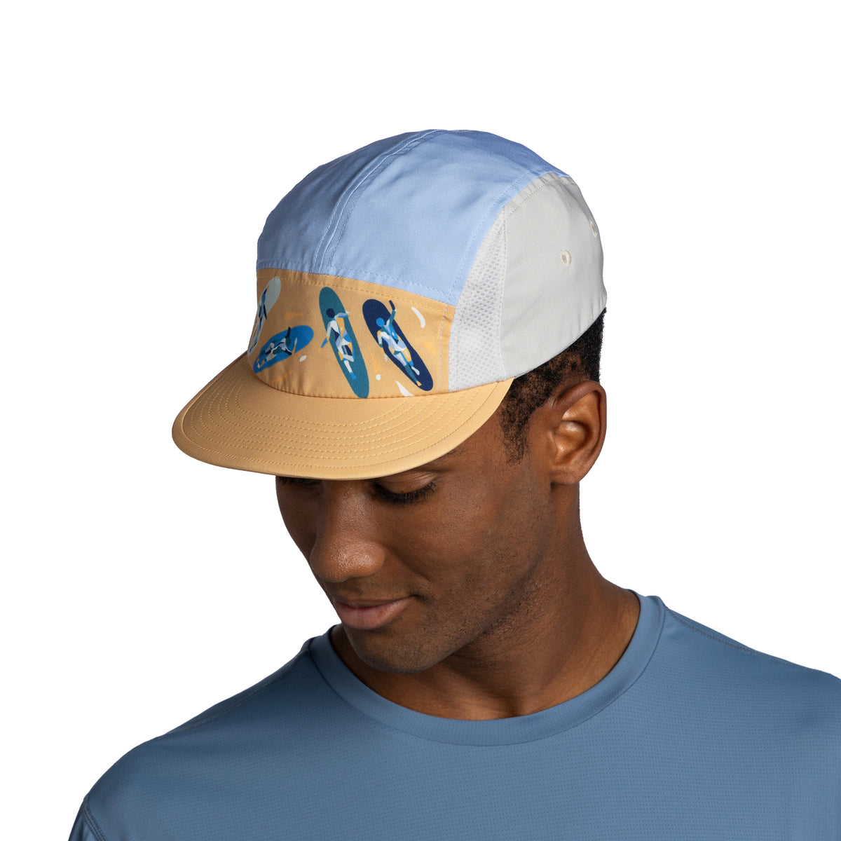 Sapca unisex Buff 5 PANEL GO LUVI GLORY BLUE
