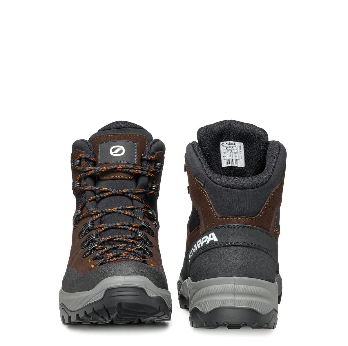 Scarpa Boreas Gore-Tex Mud Orange Ghete Drumetie Femei