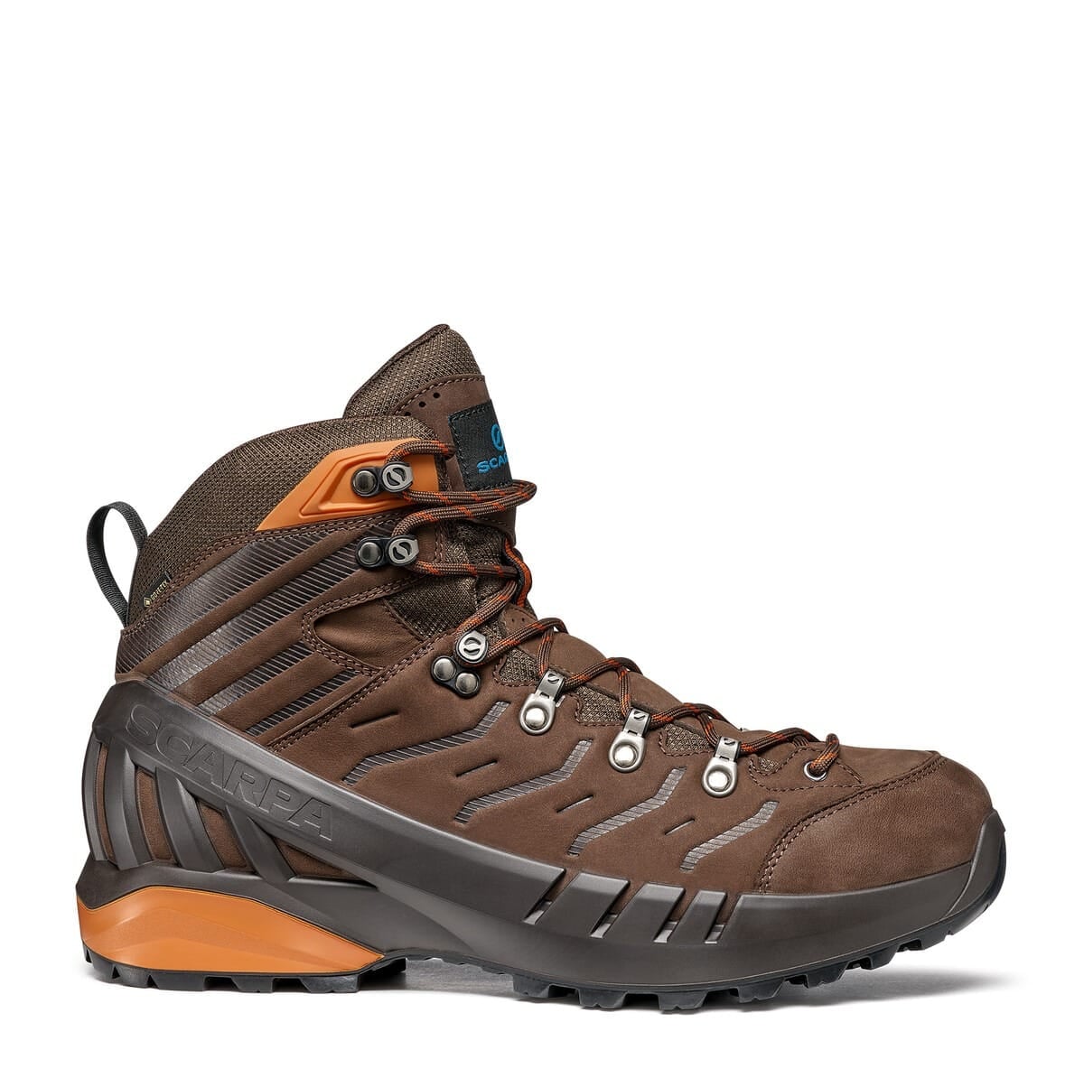Scarpa Cyclone Gore-Tex Brown Rust Ghete Drumetie Barbati