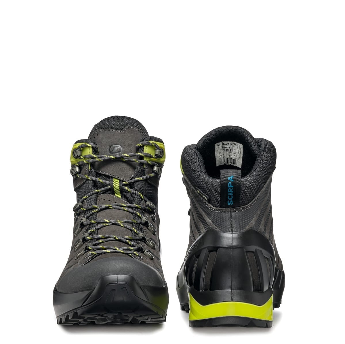 Scarpa Cyclone S Gore-Tex Shark Lime Ghete Drumetie Barbati