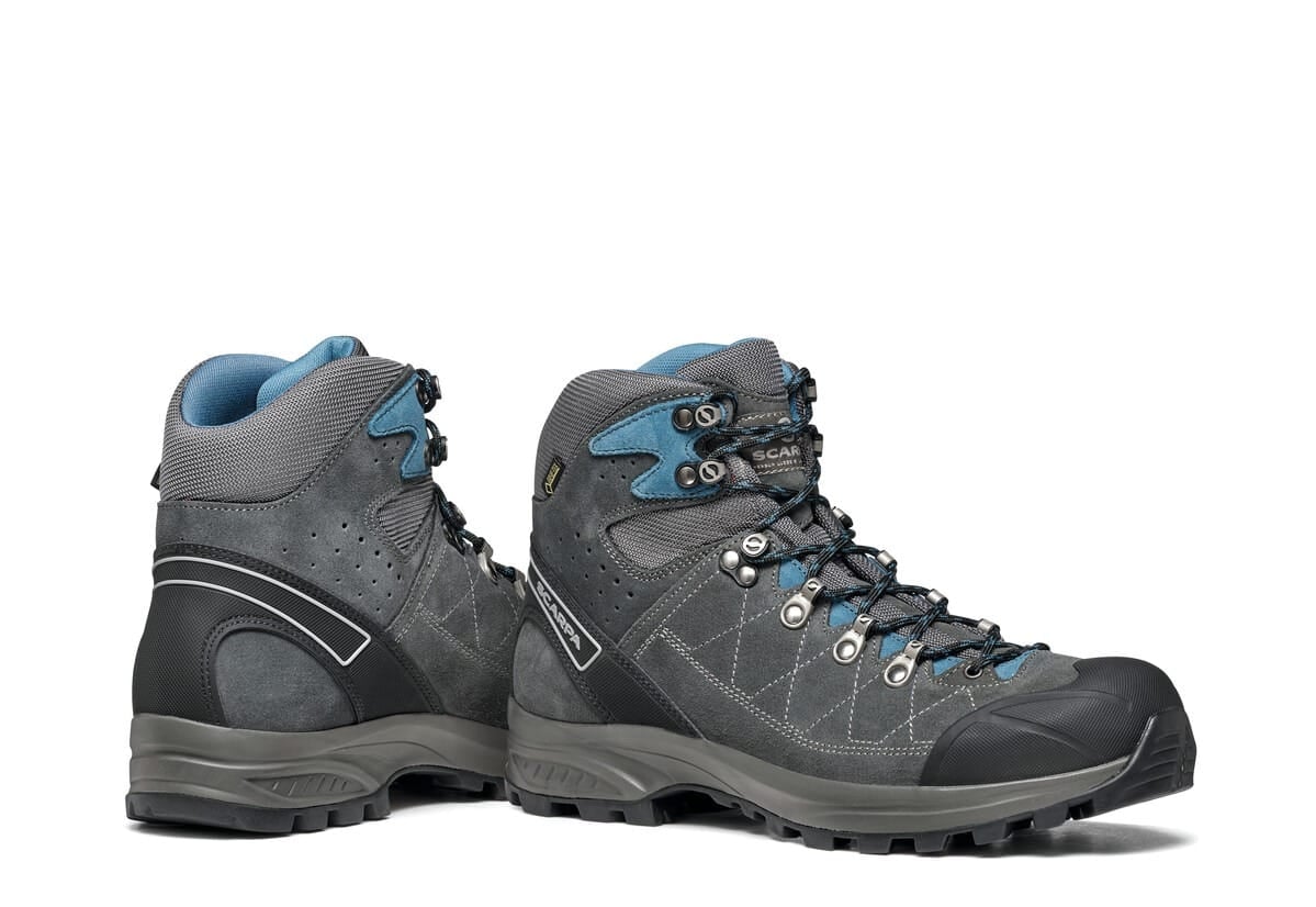 Scarpa Kailash Trek Gore-Tex Shark Gray Lake Blue Ghete Drumetie Barbati
