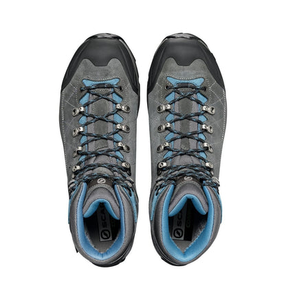 Scarpa Kailash Trek Gore-Tex Shark Gray Lake Blue Ghete Drumetie Barbati