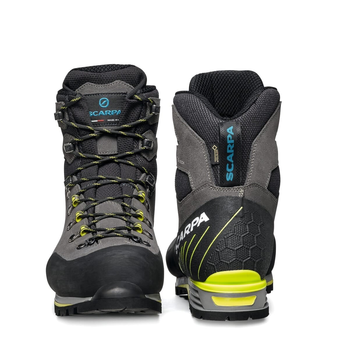 Scarpa Manta Tech Gore-Tex Shark Lime Bocanci Alpinism Barbati