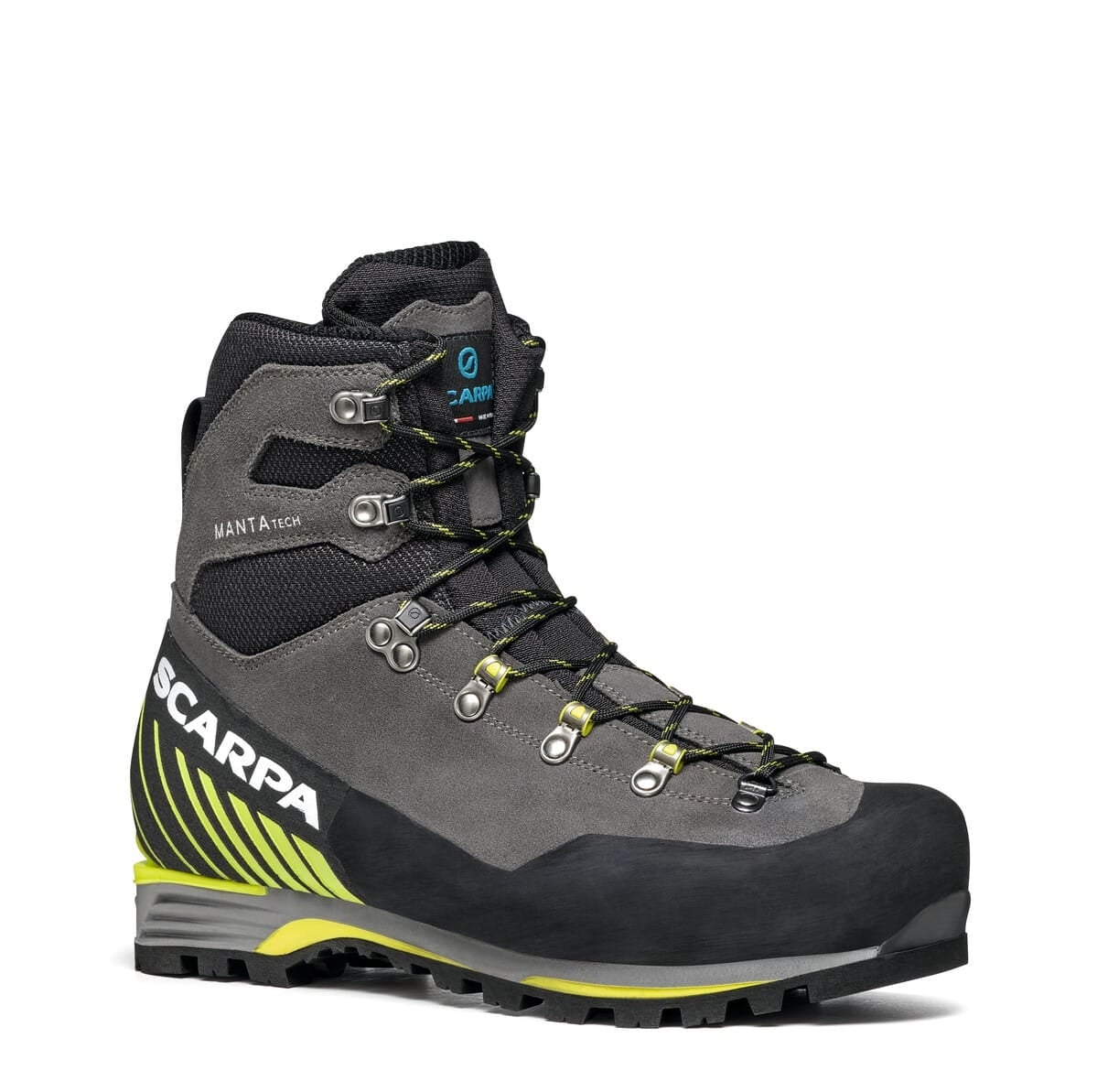 Scarpa Manta Tech Gore-Tex Shark Lime Bocanci Alpinism Barbati