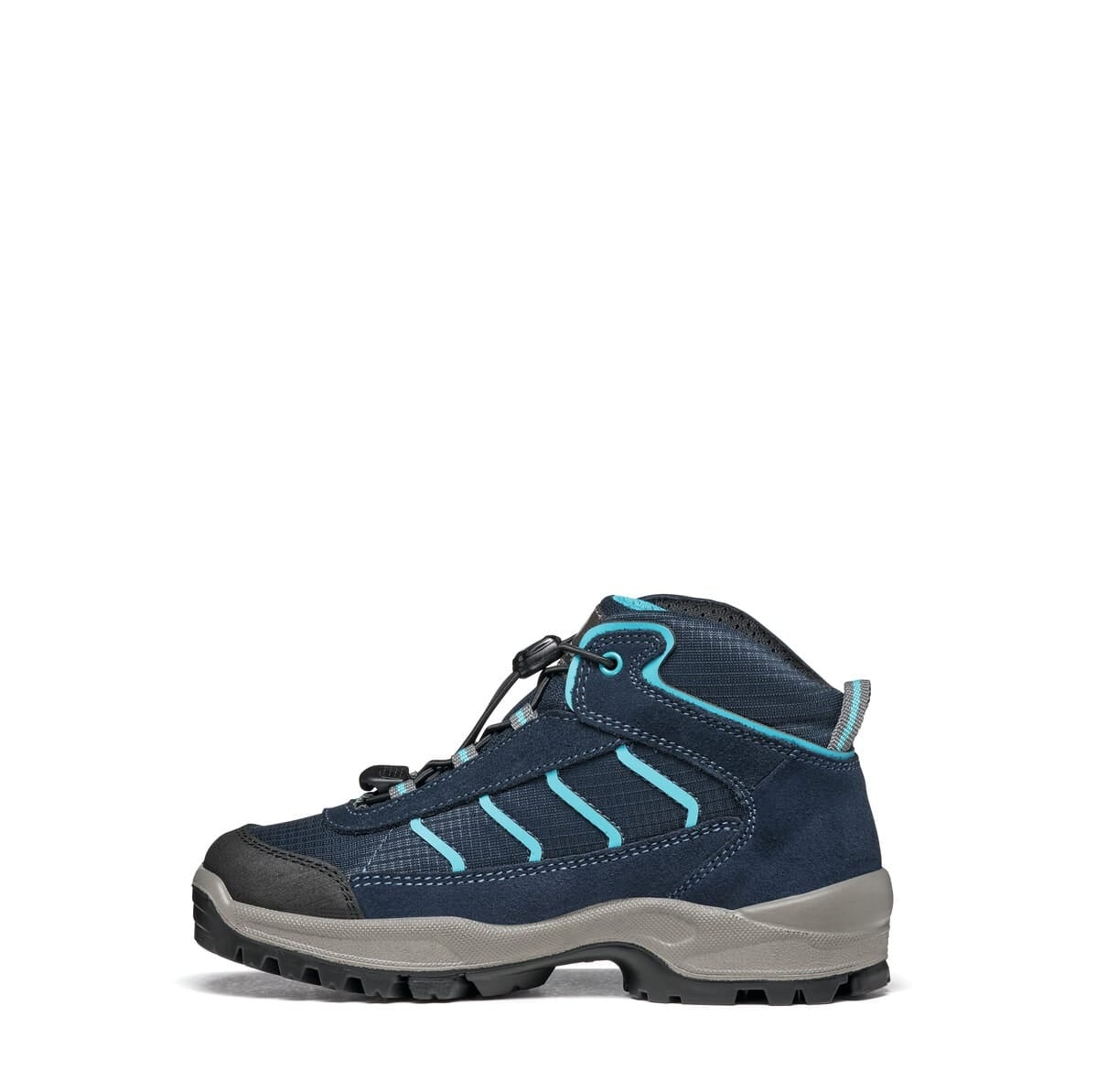 Scarpa Mistral Kid Gore-Tex Navy Turquoise Ghete Drumetie Copii