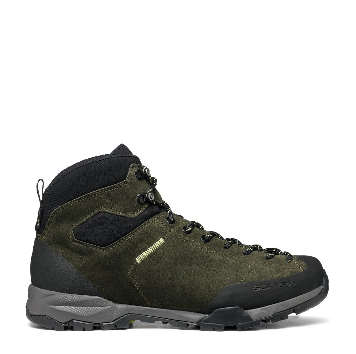 Scarpa Mojito Hike Gore-Tex Wide Thyme Green Lime Ghete Drumetie Femei