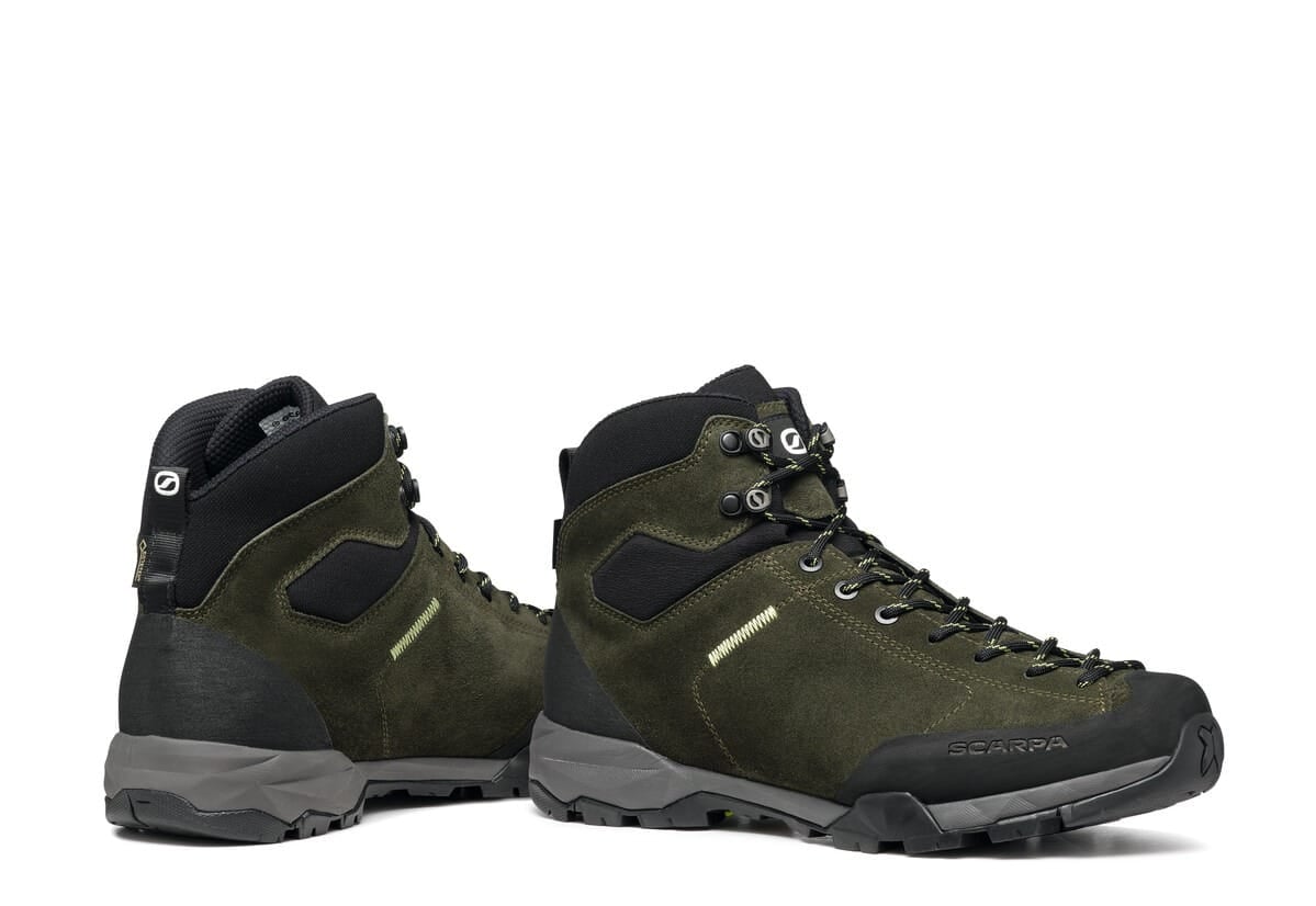 Scarpa Mojito Hike Gore-Tex Wide Thyme Green Lime Ghete Drumetie Femei