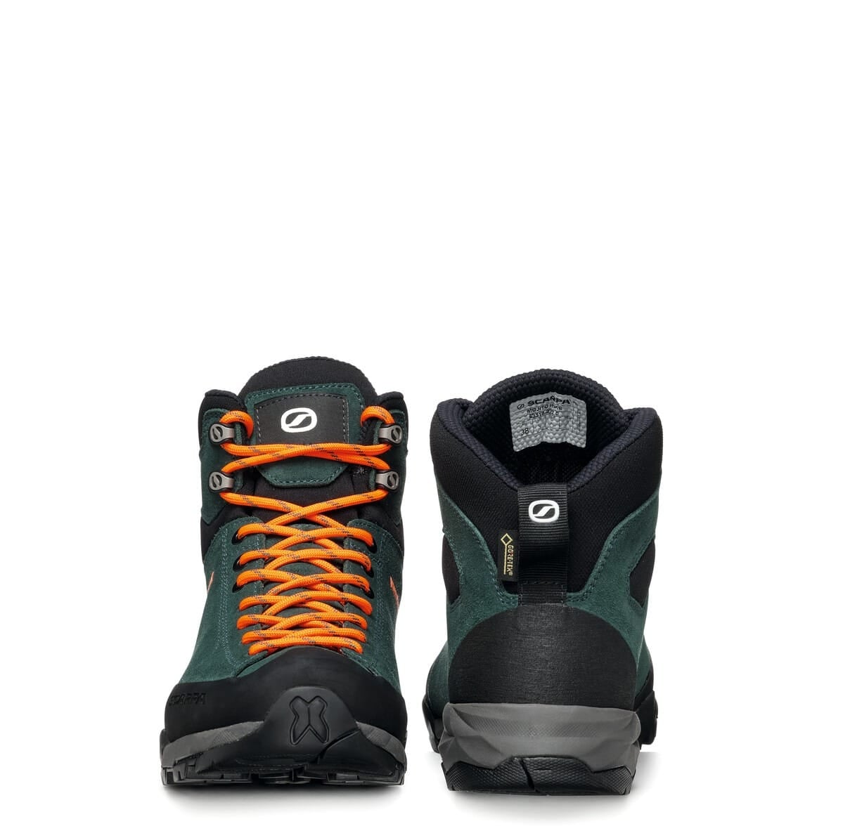 Scarpa Mojito Hike Gore-Tex Wmn Botanic Green Orange Pop Ghete Drumetie Femei