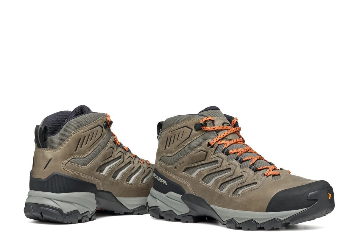 Scarpa Moraine Mid Gore-Tex Fossile Brown Ghete Drumetie Barbati