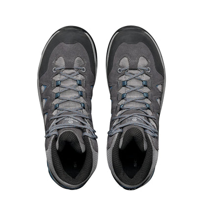 Scarpa Moraine Mid Gore-Tex Gray Storm Gray Lake Blue Ghete Drumetie Barbati