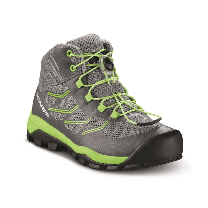 Scarpa Neutron Mid Kid Mid Grey Lime 34 Ghete Drumetie Copii