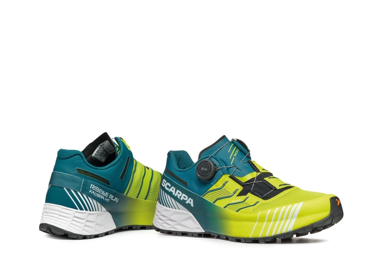 Scarpa Ribelle Run Kalibra Ht Lime Green Deep Lagoon Pantofi Alergare Montana Barbati