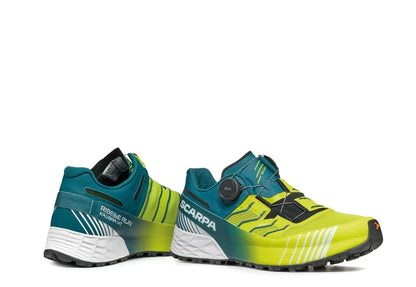 Scarpa Ribelle Run Kalibra Ht Lime Green Deep Lagoon Pantofi Alergare Montana Barbati