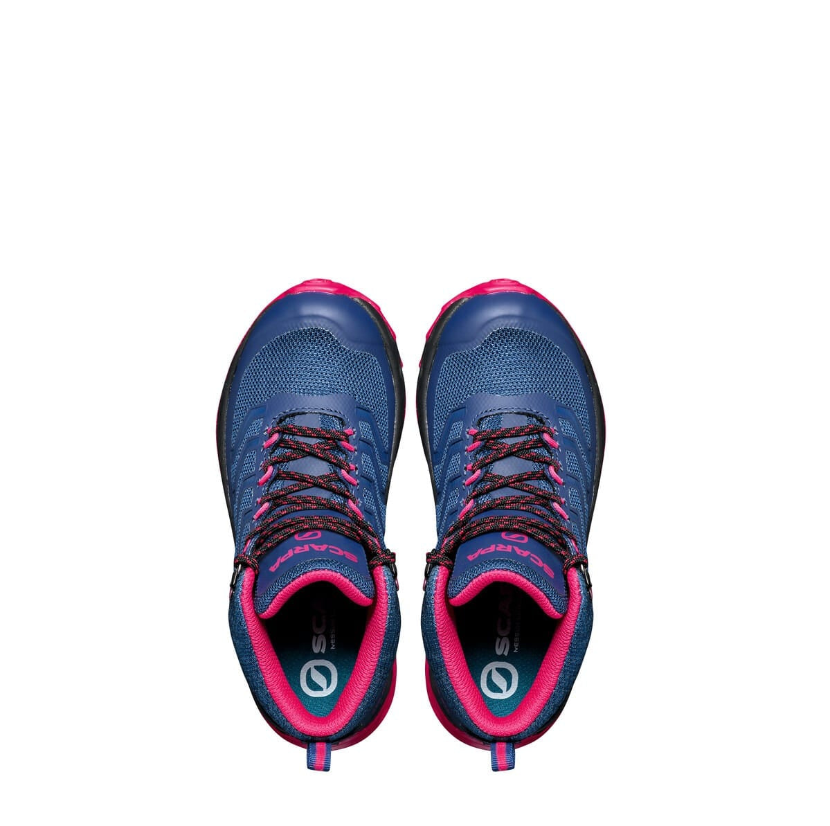 Scarpa Rush Mid Kid Gore-Tex Blue Fluxia Ghete Drumetie Copii