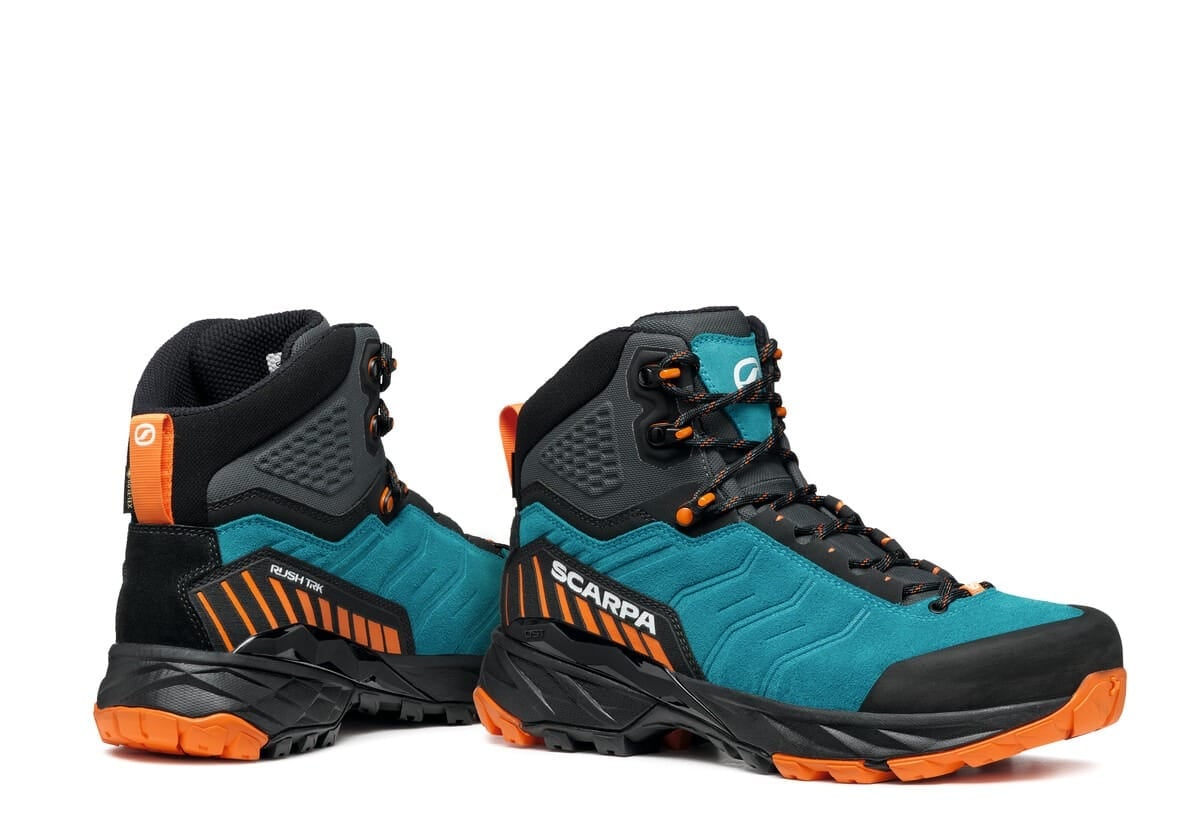 Scarpa Rush Trk Gore-Tex Pagoda Blue Mango Bocanci Drumetie Barbati