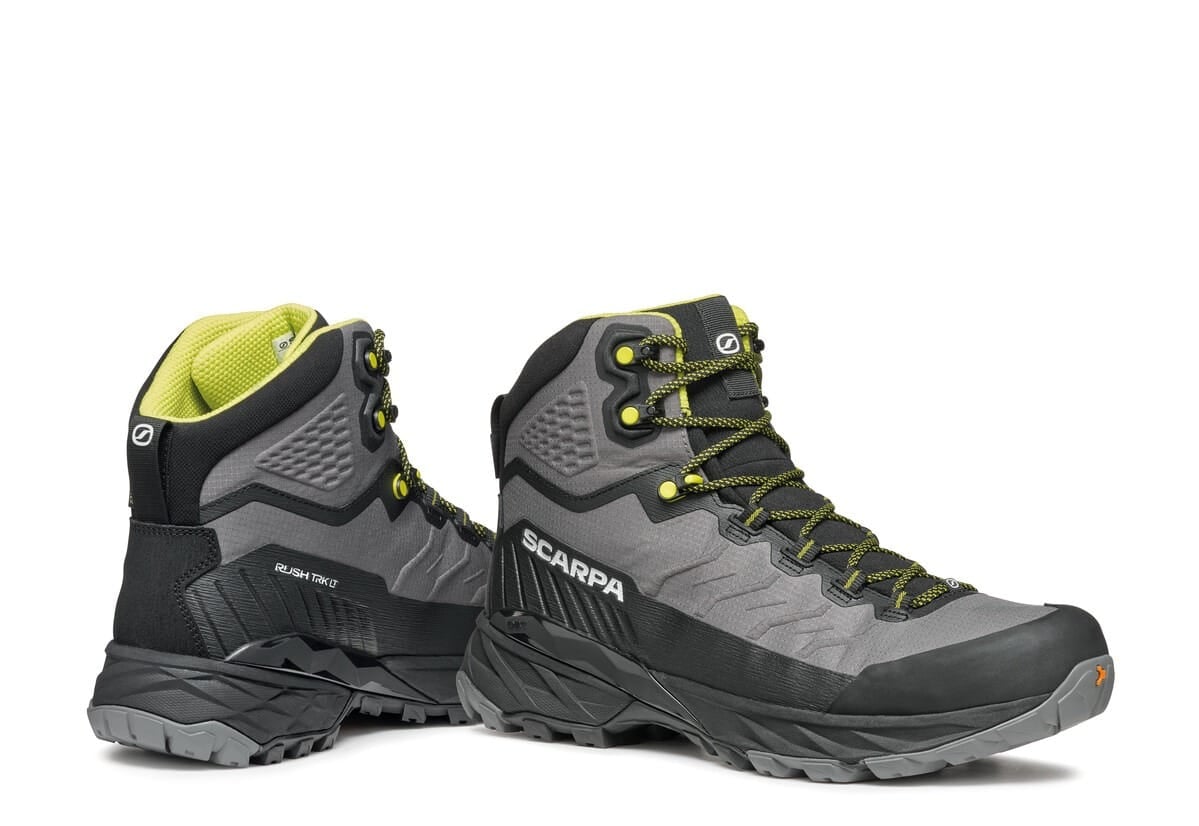 Scarpa Rush Trk Lt Gore-Tex Gray Lime Bocanci Drumetie Barbati