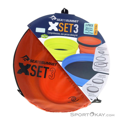 Sea To Summit X-Set 3 Set Vase Pliabile