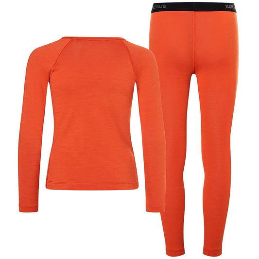 Set bluza cu pantaloni pentru copii SN Super.Natural TUNDRA175 SKI BUNNY Chilli Various