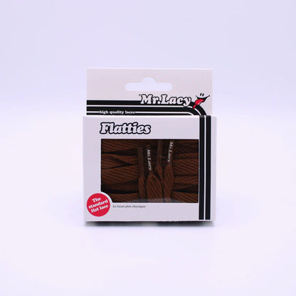 Sireturi Mr. Lacy FLATTIES Brown 130CM
