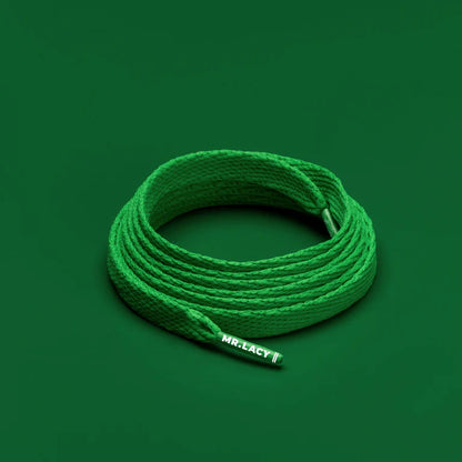 Sireturi Mr. Lacy FLATTIES Kelly Green 130CM