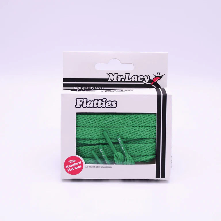 Sireturi Mr. Lacy FLATTIES Kelly Green 130CM