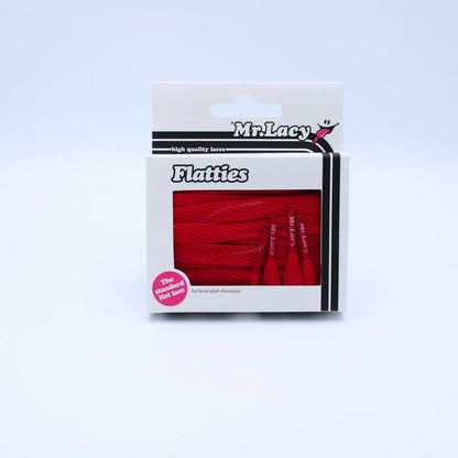 Sireturi Mr. Lacy FLATTIES Red 130CM