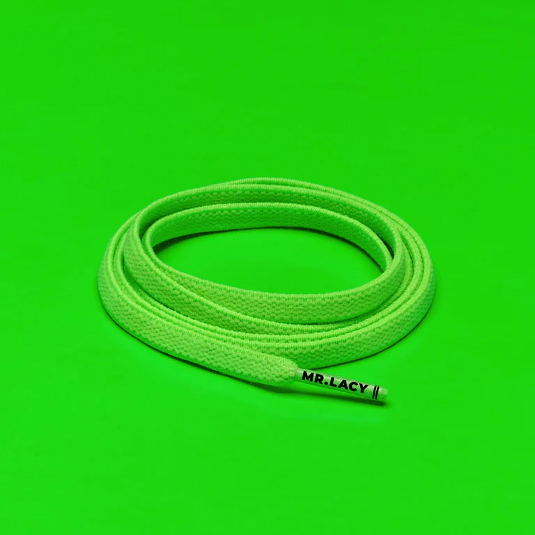 Sireturi Mr. Lacy FLEXIES Neon Green 90CM