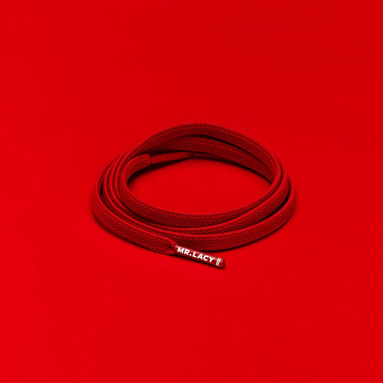 Sireturi Mr. Lacy FLEXIES Red 90CM