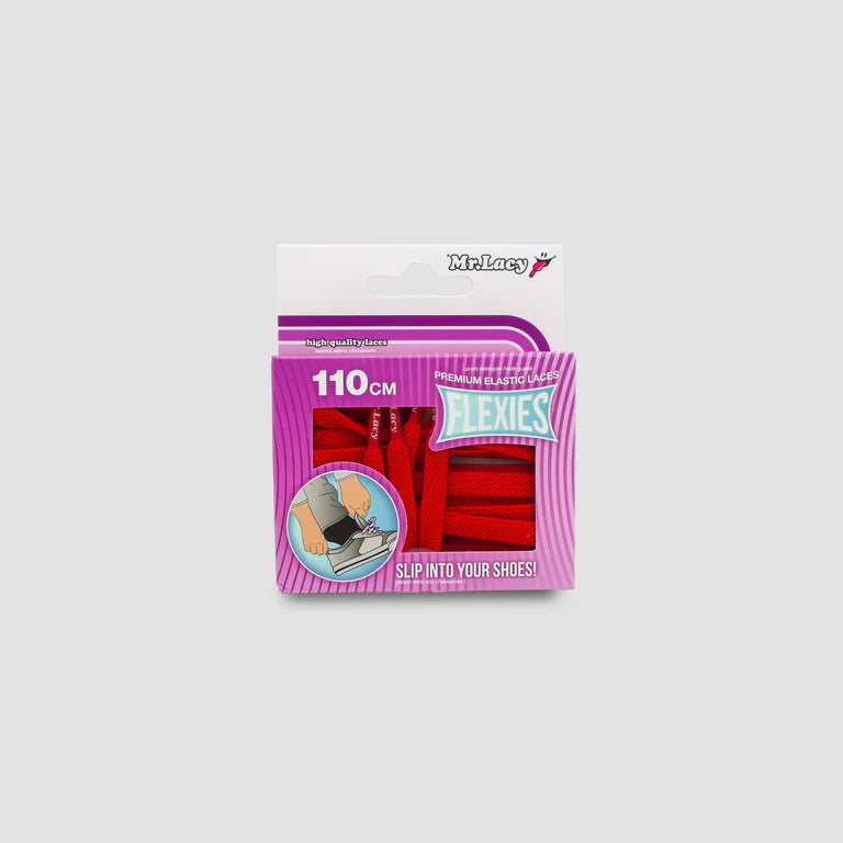 Sireturi Mr. Lacy FLEXIES Red 90CM
