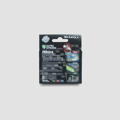 Sireturi Mr. Lacy HIKIES ROUND 150 CM Black Grey Light Grey