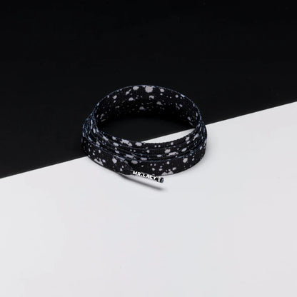 Sireturi Mr. Lacy PRINTIES 130CM Cement Black White